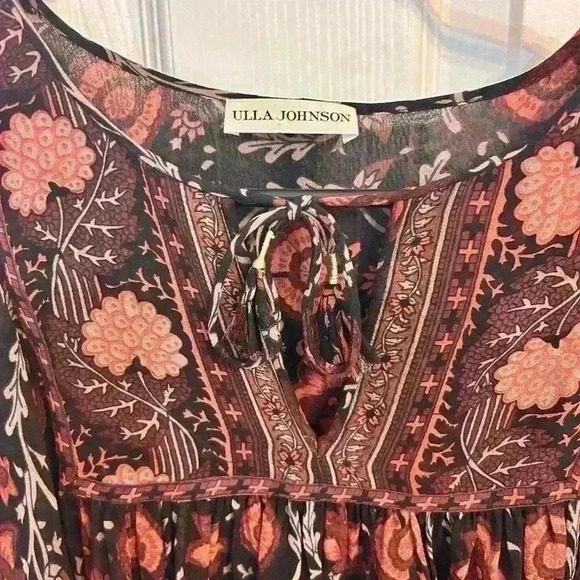 Ulla Johnson Bea Silk Blouse Size 6 - Picture 4 of 6